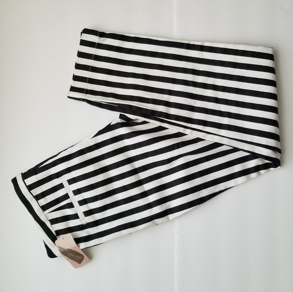 Forever21 womens striped pants long woven Sm. - Picture 2 of 7